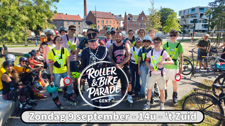 Roller en Bike Parade Gent